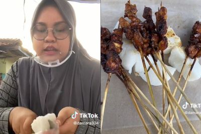 Penjual Sate Viral Ini Tunjukkan Banyaknya Porsi Seharga 15 Ribu, Itu Jualan Apa Sedekah?