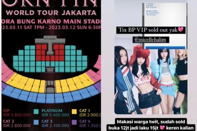 Netizen Jual Kembali Tiket Konser BLACKPINK di Jakarta Rp15 Juta, Fans BTS Jadi Khawatir