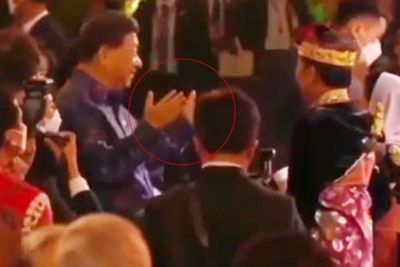 Momen Presiden Xi Jinping Angkat Tangan Kagum Gelaran G20 di Bali Begitu Spektakuler