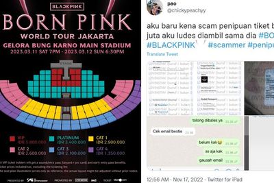Lagi, Muncul Korban Penipuan Tiket Konser BLACKPINK di Jakarta, Rp4,3 Juta Dibawa Kabur