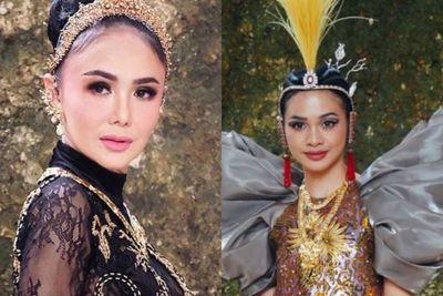 Karya Headpiece Rinaldy Yunardi Dipakai Yuni Shara dan Andien di KTT G20 Maknanya Indah