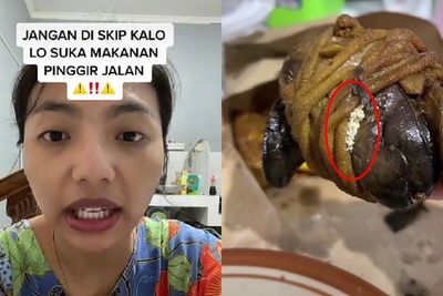 Apes! Wanita Curhat Beli Ati Ampela di Kaki Lima, Pas Mau Dimakan Ada Telur Lalatnya