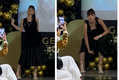 Gaya Absurd Lucinta Luna Semprot Parfum ke Selangkangan, Bikin Penonton Ngakak!