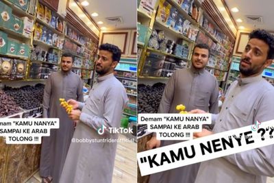 Tren Kamu Nanya Alif Cepmek Sampai ke Mekkah, Penjual Kurma Ini Bikin Pembeli Elus Dada
