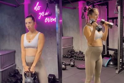Potret Terbaru Hot Mama Jennifer Bachdim, Tetap Workout di Usia Kehamilan 7 Bulan