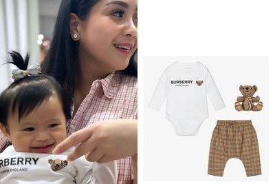 Ketawa Gemas Ameena Bikin Meleleh Pake Outfit Nyaris Rp10 Juta Dipangku Mama Gigi