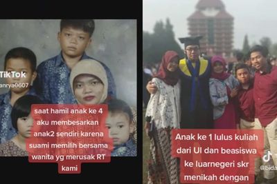 Suami Selingkuh, Single Mom Ini Berhasil Kuliahkan 3 Anak, Perjuangannya Bikin Salut!