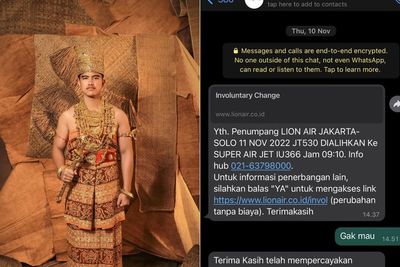 Naik Batik Air Koper Nyasar di Medan, Kaesang Pangarep Kini Dikecewain Lion Air