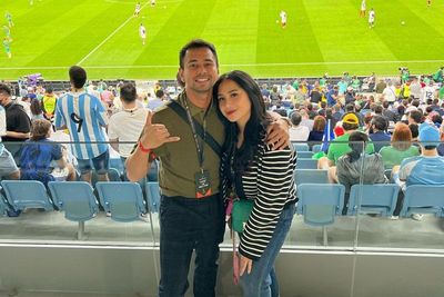 Potret Cantik Nagita Nonton Piala Dunia Bareng Raffi Ahmad, Disebut Kaya ABG Pacaran