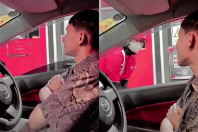 Masih Kena Demam Dilan Cepmek, Pria Ini Keluarkan Jurus Kamu Nanya ke Petugas SPBU