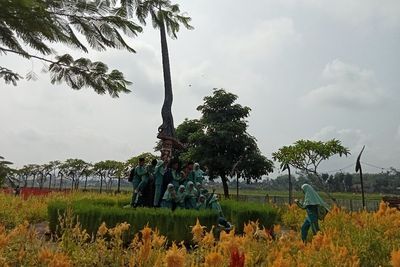 Nangkula Park, Ikon Baru Wisata Alam di Tulungagung yang Bertabur Bunga Celosia