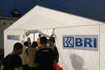BRI Sediakan Posko Trauma Healing dan Dapur Umum untuk Korban Gempa Cianjur