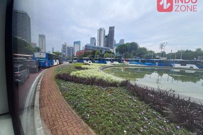 Ada Acara Relawan Nusantara Bersatu, Arus Lalin di Sekitaran Senayan Macet Parah