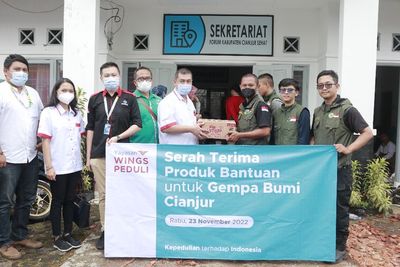 Yayasan WINGS Peduli Sigap Lakukan Percepatan Bantuan Korban Gempa Bumi Cianjur