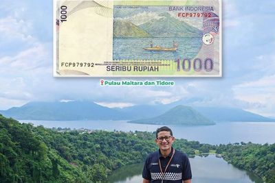 Melihat Wujud Asli Pulau Uang Seribu , Menparekraf Terpukau: Luar Biasa Indah dan Iconic