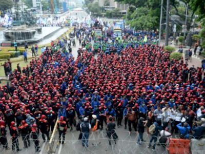 Demo Buruh di Depan Istana Negara Hari Ini, Polri kerahkan 1.270 Personel Gabungan