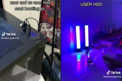 Pria Ini Parodikan Perbedaan Pengguna SSD dan HDD saat Nyalakan PC