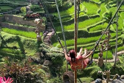 Uji Nyali di Alas Harum Bali: Naik Ayunan Ekstrem dengan Ketinggian 25 Meter, Berani Coba?