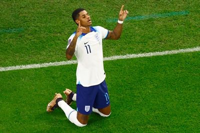 Punya Makna Mendalam, Ini Arti Selebrasi Rashford saat Inggris Singkirkan Wales