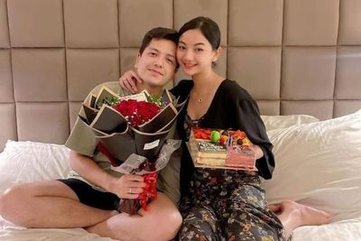 Glenca Chysara Rayakan Ulang Tahun sang Suami, Aura Cantiknya Makin Memancar