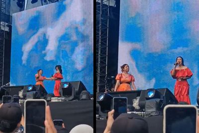 Momen Haru Stephanie Poetri dan Titi Dj Tampil di Head in the Clouds, Bawakan Sang Dewi