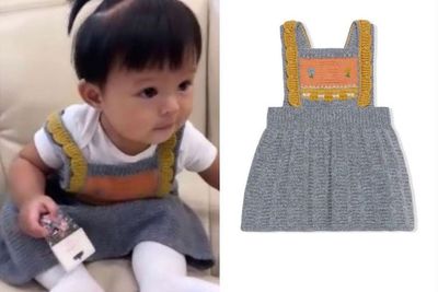 Ameena Anak Aurel Hermansyah Pakai Dress Rajut Seharga Rp5 Juta, Netizen: Gaji 1 Bulan!