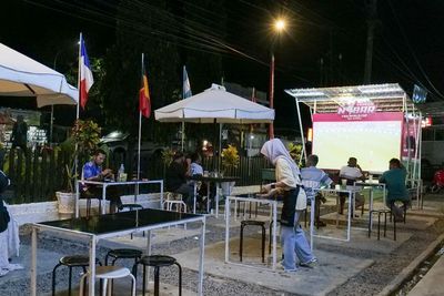 Kafe di Pinrang Ini Ubah Konsep dengan Suasana Piala Dunia 2022 Demi Tarik Pelanggan