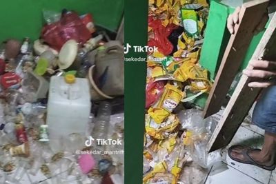 Lagi dan Lagi! Viral Kamar Kontrakan Penuh Sampah, Penyewa Kabur Usai Nunggak 3 Bulan