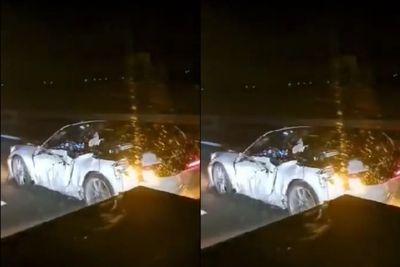 VIRAL! Mobil Porsche di Jerman Jalan Sendiri dalam Keadaan Sopir Tanpa Kepala
