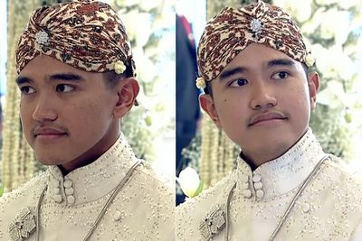 Wajah Tegang Kaesang Pangarep di Meja Akad Nikah Jadi Sorotan, Kaki Gemeter
