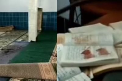 Viral Video Masjid di Magelang Diubrak-abrik, Sajadah Berserakan, Al Quran Dilumuri Darah