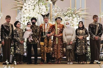 Perdana Kondangan, Ameena Bengong Gak Kedip Lihatin Topi Kaesang di Resepsi Bikin Gemes