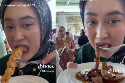 Viral Wanita Beri Rating Hidangan Resepsi Kaesang-Erina, Ada yang Nilainya 5 10, Menu Apa?
