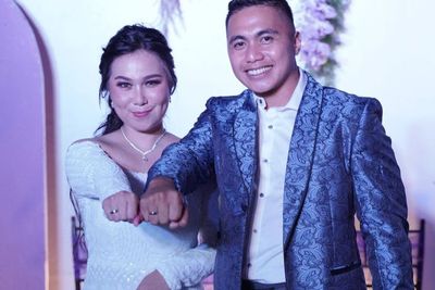 Potret Aprilio Manganang yang Resmi Menikah, Istri Tampil Cantik Pakai Gaun Putih