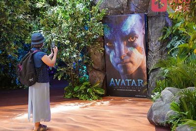FOTO: Ilustrasi Dunia Pandora Avatar: The Way of Water di Jakarta, Ini Penampakannya