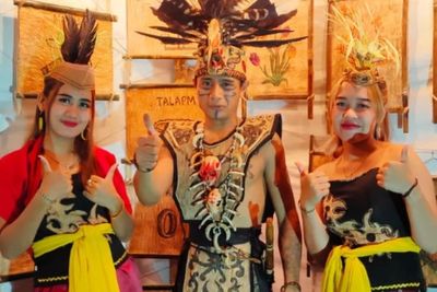 Upak Pontutn Motif Dayak Deah, Hasil Riset Budaya di Desa Pangelak