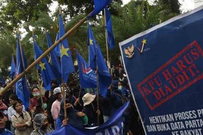 Simpatisan Partai PRIMA Diamankan Polisi Usai Diduga Pukul Polwan