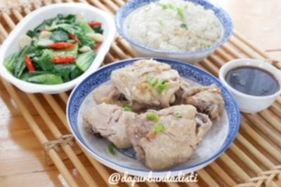 Resep Nasi Ayam Hainan ala Resto, Bikinnya Mudah Cuma Modal Rice Cooker