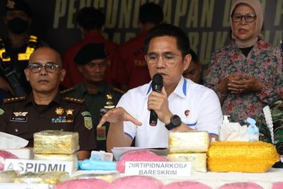 Dua TNI Aktif Tersangka Peredaran Narkoba, 75 Kg dan 40 Ribu Pil Ekstasi Dimusnahkan