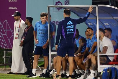 Jelang Final Piala Dunia 2022, Aguero Ikut Sesi Latihan Timnas Argentina