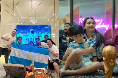10 Potret Artis Nobar Final Piala Dunia 2022, Nonton Langsung ke Qatar sampe Kalah Taruhan