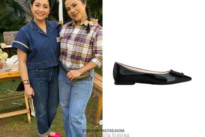 Nagita Slavina Pakai Sepatu Teplek Rp10 Juta, Netizen: Cuma Buat Diijek-injek Doang