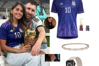 Penasaran Head to Toe Outfit Antonela Roccuzzo saat Messi Juara Piala Dunia? Ini Detailnya