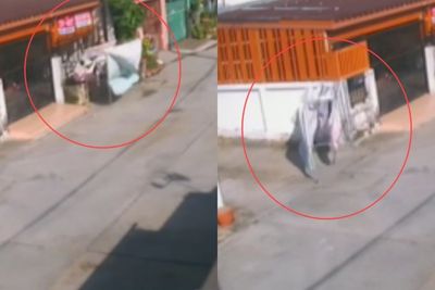 Fenomena Aneh, Jemuran Warga Ini Keliling Komplek Rumah karena Diterpa Angin