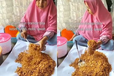 Kisah Ibu yang Jual Bawang Goreng selama 8 Tahun, Sudah Mampu Beli Mobil dan Aset Lainnya