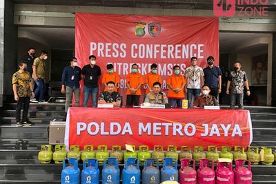 Oplos Gas 3 Kg ke Tabung 12 Kg, Polda Metro Ringkus 20 Orang!