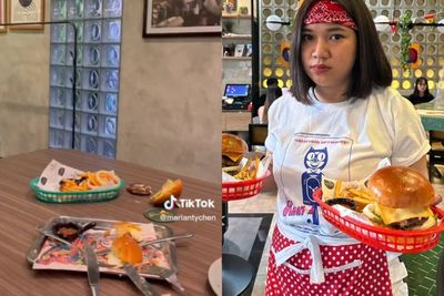 Lagi, Pelayan Karen s Diner Banting Pesanan Pengunjung Sampai Tumpah ke Meja