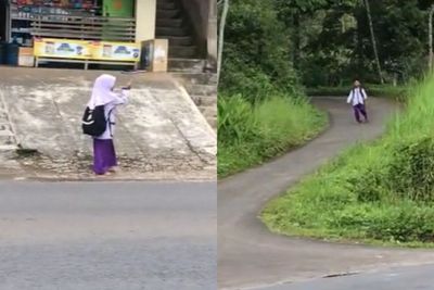 Persahabatan Dua Bocah, Pulang Sekolah Harus Terpisah Arah Rumah, Pernah Mengalaminya?