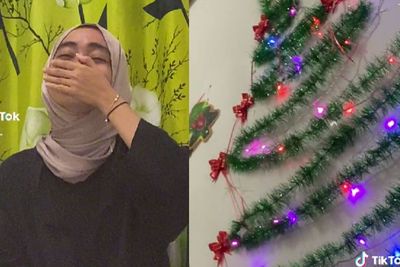 Cewek Berhijab Nangis Lihat Temannya Rayakan Natal Sendirian, Bukti Tulusnya Pertemanan