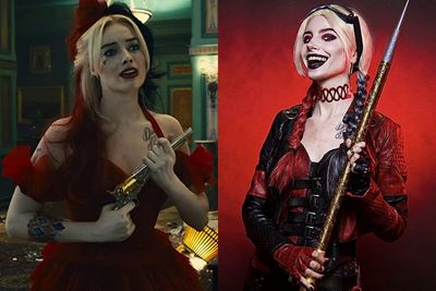 Cosplay Wanita Ini Mirip Banget sama Harley Quinn Versi Aslinya, Dikira Stuntman